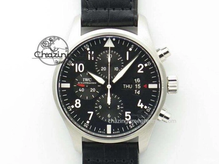 MIROTIME 0127 Portugieser Automatic SS IW501704 APSF 1:1 Best Edition Blue Dial on Black Leather Strap A HighPerformance 7008